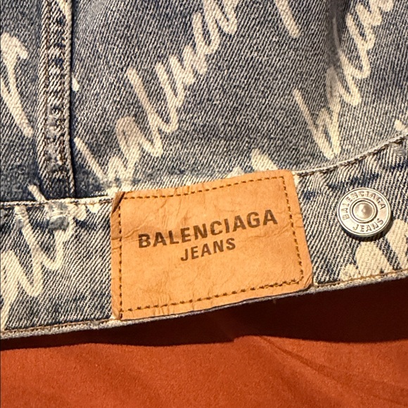 Balenciaga logo denim jacket - Picture 8 of 8